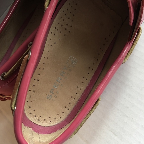 Sperry rose patent leather slip on tie loafer - Picture 3 of 7